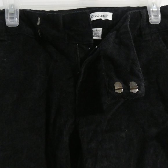 CALVIN KLEIN | size 0 | Black Cords / Corduroy Pants - Picture 16 of 16